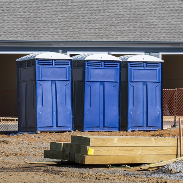 is there a specific order in which to place multiple portable toilets in Dermott AR